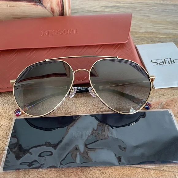 Missoni 0103 637 Tortoise Sunglasses Amber Lenses Italy Missoni | Accessories | Missoni Womens Tortoise Shell  main image 3